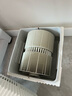venTa【现货】文塔空气净化加湿器LW15卧室高端母婴家用无雾冷蒸发德国进口低音智能落地空调房净化器 【0耗材+自来水+液晶+湿度预设】母婴LW15白 实拍图
