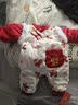优奇满月宝宝衣服秋冬季婴儿过年喜庆拜年连体衣保暖加厚百天周岁礼服 实拍图