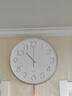 挂钟客厅钟表简约北欧时尚家用时钟挂表现代创意个性石英钟新款 经典玫瑰金 16英寸 直径40厘米（客厅更大气） 实拍图
