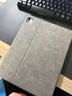 毕亚兹适用2024款苹果iPad Pro 13英寸保护套 苹果平板电脑保护壳 智能休眠轻薄防摔不伤机  PB513-灰色 实拍图
