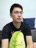 镜音自动感光变色眼镜近视男士商务半框可配度数防蓝光散光纯钛眼镜框 黑色 配平光变灰色镜片【无度数】 实拍图