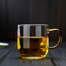 诗米乐 耐热玻璃茶杯小茶杯品茗杯小品杯功夫茶杯带把主人杯茶具配件 6只装 实拍图