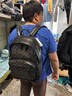 蔻驰（COACH）奥莱男士男包经典标志帆布WEST背包双肩电脑包大容量 青铜色硬件/炭黑色/黑色 实拍图
