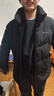 乔丹羽绒服男外套冬季保暖防风防泼水防寒运动休闲羽绒服 黑色 【新品推荐】014R XL 实拍图