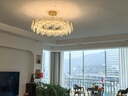 雷士（NVC）欧美现代轻奢水晶智能珍露客厅吊灯餐厅吊灯卧室灯具灯饰全屋套餐 珍露 100瓦LED 米家智能吊灯 实拍图