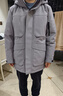 京东京造冬季短款连帽滑雪羽绒服户外派克服加厚保暖外套男 灰色 M 实拍图