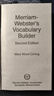 Merriam Webster's Vocabulary 韦氏字根词典字典 英文原版 实拍图