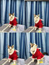 阿莫尔猫咪衣服保暖小猫猫衣服狗狗衣服过年冬天德文布偶猫蛇年宠物服装 福字醒狮唐装(连帽两脚衣) 2XL (具体参考身长和胸围) 实拍图