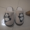 猪爸爸儿童棉拖鞋男童室内家居防滑女宝宝秋冬2024新款保暖拖鞋黑白230 实拍图