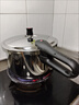 苏泊尔高压锅304不锈钢安全多重防爆快煮压力锅电磁炉燃气通用20 2224CM 24CM红点示压7升送蒸架YW243JA1 实拍图