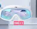 李宁（LI-NING）泳镜大框近视高清防水防雾游泳眼镜男女士镀膜潜水眼镜装备500° 实拍图