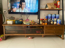 溪木工坊实木电视柜置物柜小户型客厅榆木地柜新中式移门储物柜 山川电视柜 实拍图