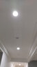 德力西（DELIXI）LED筒灯加厚铝材过道灯物业工业灯嵌入走廊客厅吊顶洞灯孔灯套装 【5只装】雅白款暖白光 7W 实拍图