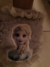 迪士尼（Disney）儿童棉拖鞋儿童拖鞋秋冬包跟女童棉拖鞋保暖毛拖鞋儿童防滑 紫/平 实拍图