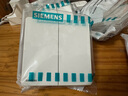 西门子（SIEMENS）开关面板 四开单控开关 纤薄肤感开关 驭彩奶油白5TA40413NC01 实拍图