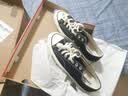 匡威（Converse）【滔搏运动】匡威男鞋女鞋低帮帆布鞋复古系带硫化鞋情侣款黑色 162058C 43 实拍图