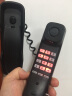 中诺（CHINO-E） A061电话机壁挂式座机 家用酒店宾馆迷你小电话分机 浴室防水小挂机桌墙两用 A061黑色（免电池 来电提示灯 一键重拨） 实拍图