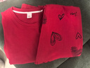 花璃璐秋冬季100%纯棉睡衣女长袖红色甜美宽松春秋款家居服女套装可外穿 HLL-5893【100%纯棉】 XL【适合120-140斤】 实拍图