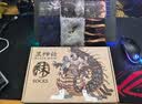 黑神话腿甲袜套装（乌金行缠+锦鳞行缠+藕丝步云履）均码 黑神话悟空官方周边 男女提花罗纹中筒袜子 实拍图
