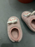 猪爸爸宝宝棉鞋秋冬男宝2024新款包跟防滑室内家居女童婴幼儿棉鞋粉17 实拍图