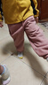 班尼路儿童裤子冬季2025款中大童一体绒休闲裤男女童灯芯绒加绒束脚长裤 实拍图
