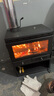 真火壁炉家用室内燃木柴烧柴火炉取暖器木材匠人暖炉铸铁农村冬天 50型带烧水适用30平方 实拍图