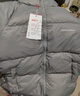鸭鸭（YAYA）羽绒服男士短款面包服2025年新款休闲保暖加厚极寒冬季外套ZL 米白色-AE4B796702F XL /180 实拍图