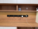 飞利浦（PHILIPS）明装轨道插座 可移动墙壁插座滑动轨道餐边柜适用小米 免开槽带灯1米轨道+5个适配器带开关 实拍图