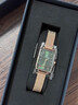 丹尼尔惠灵顿（DanielWellington）DW女士手表小绿表时尚欧美表经典复古小方表节日礼物DW00100445 实拍图