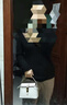 MK轻奢包包女包单肩包女士斜挎包手提包情人节生日礼物送女友老婆 白色（礼盒装） 实拍图