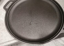 鼎时平底煎锅铸铁无涂层30cm烧烤盘烤肉锅生铁牛排烙饼锅电磁炉燃气锅 实拍图
