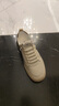 BOOLFEN轻奢男鞋2025新款秋冬季透气真牛皮小白鞋休闲德训鞋百搭板鞋子男 米色【正品男鞋】 41 (255mm) 实拍图