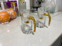 DELISOGA加厚水晶玻璃白酒杯分酒器套装白酒饭店商用高端红洋酒具醒酒杯 福利-1壶1杯【金箔组合】 实拍图