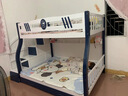 精冠上下床实木双层子母床美式双人儿童床高低床上下铺床成人母子床 原木-梯柜款 上铺宽130cm*下铺宽150cm 实拍图