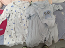 舒贝怡2件装婴儿衣服新生儿连体衣儿童哈衣宝宝纯棉爬爬服新春款蓝 80CM 实拍图