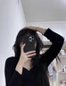 Karen Burton 适用苹果14promax手机壳 iPhone液态硅胶保护套超薄全包防摔磁吸 【午夜黑】MagSafe磁吸款丨液态硅胶丨肌肤手感 iPhone14ProMax手机壳 实拍图
