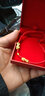 雅福莱珠宝（YAFUL JEWELRY）黄金貔貅转运珠本命年红绳手链男女款3d硬金元宝珠宝首饰520礼物 2个貔貅+金元宝  红绳 实拍图
