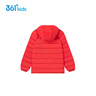 361°儿童轻薄羽绒服25冬男女中大童防风保暖外套N32341901 红175 实拍图