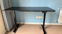 喜米莱【热卖款式】电动升降桌电脑电竞桌台式学习书桌实木办公直播桌子 【单电机】黑色+黑腿18mm桌面 长140宽70高75cm 实拍图