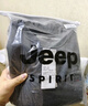 JEEP SPIRIT吉普卫衣男春秋季韩版休闲长袖T恤男圆领男装 黑色 3XL 实拍图