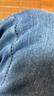 真维斯（Jeanswest）王一博代言牛仔裤男秋冬新款天丝舒适修身直筒高端潮牌休闲裤子男 蓝色【加绒保暖】 30 码(2尺3) 【建议110-120斤】 实拍图