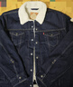 Levi's李维斯冬季情侣美式复古哈灵顿风保暖仿羊羔绒棉服牛仔外套 深牛仔色 M 实拍图