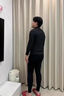 浪莎恒温37℃双面德绒中低领发热恒温保暖内衣男士加绒加厚套装秋衣秋 德绒-中领黑色[上衣加裤子] XL [建议130-150斤] 实拍图