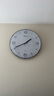 天王星（Telesonic）挂钟 客厅钟表创意简约石英钟薄边挂表拱形镜面北欧风格 36cm 实拍图