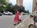 俞兆林母亲节礼物妈妈洋气雪纺连衣裙中年妇女装夏碎花裙子 Y52Q009 晒单实拍图