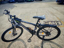 ICOLOUR山地车自行车成人公路单车男变速双减震越野单车学生女青少年 旗舰版-辐条轮【黑白色】 26寸21速【身高：160-180cm】 实拍图