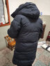 鸭鸭（YAYA）爸爸羽绒服男冬中年男士加肥大码中老年男款冬季中长款保暖外套D 藏青色 M 晒单实拍图