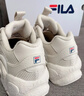 FILA 杨幂同款斐乐官方女鞋豌豆鞋运动鞋休闲鞋厚底老爹鞋 燕麦棕-OM 38.5 实拍图