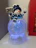 五月家生日女生日旋转雪花雪人梦幻水晶球音乐摆件送女生生日礼物盒 实拍图
