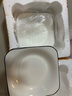 尚行知是 盘子饭盘餐盘菜盘家用餐具套装北欧陶瓷餐具饭碗日式组合碗碟 方形 8英寸盘子（4个装） 实拍图